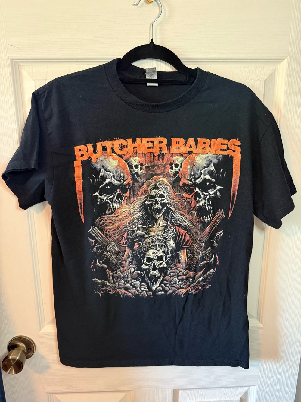 Butcher Babies Graphic Band T-shirt Red Thunder Tee Size Medium